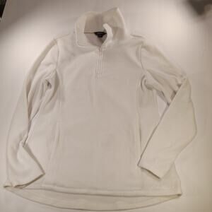 Eddie Bauer Women's Long Sleeve Polar Fleece Quarter Zip Pullover Size Small